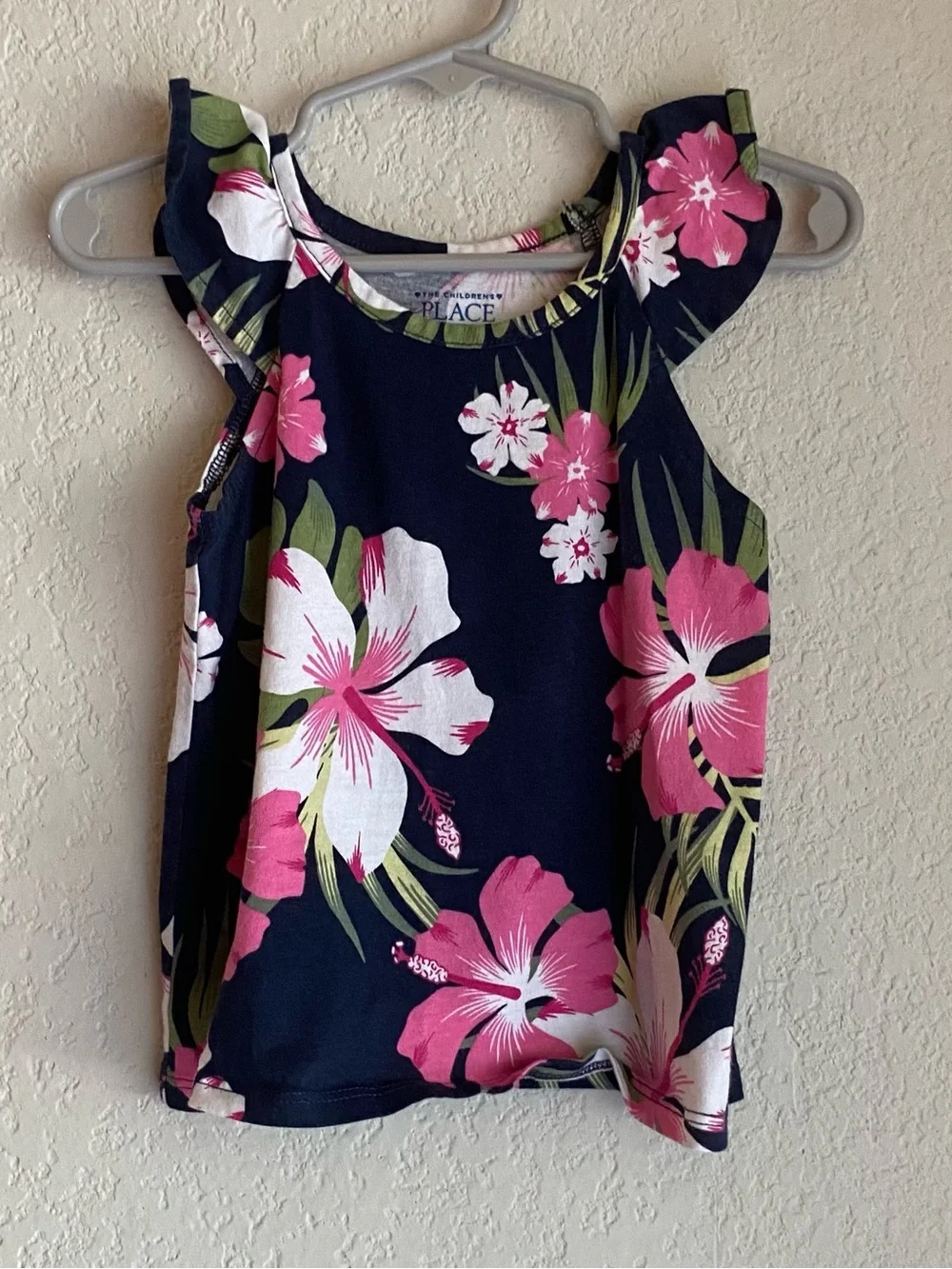 Tropical Floral Kids Tank Top